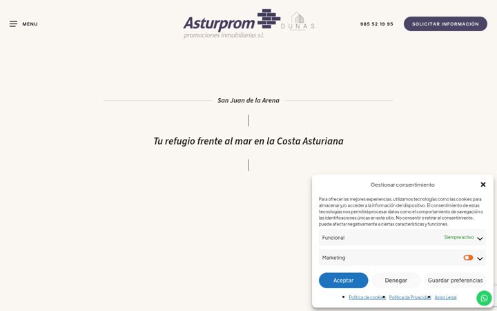 Screenshot of asturprom.com