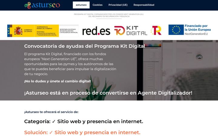Screenshot of asturseo.com