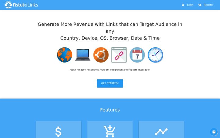 Screenshot of astutelinks.com