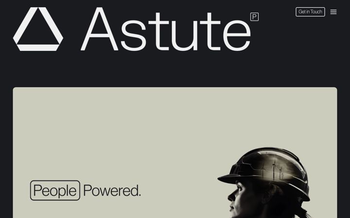 Screenshot of astutepeople.co.uk