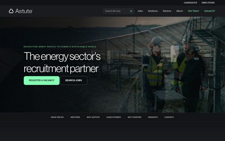 Screenshot of astutepeople.com