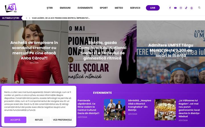 Screenshot of astv.ro