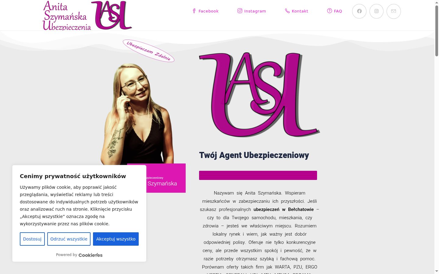 Snímek obrazovky baneru souhlasu zobrazeného před jakoukoli interakcí