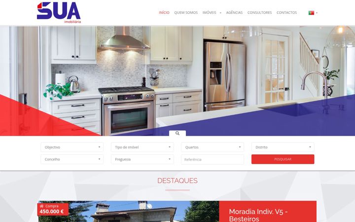 Zrzut ekranu asuaimobiliaria.pt