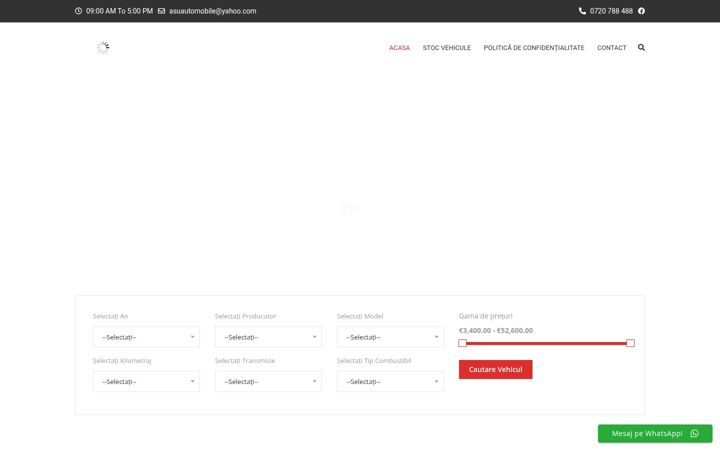 Screenshot of asuautomobile.ro