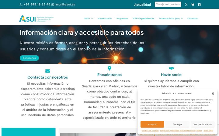 Screenshot of asui.es