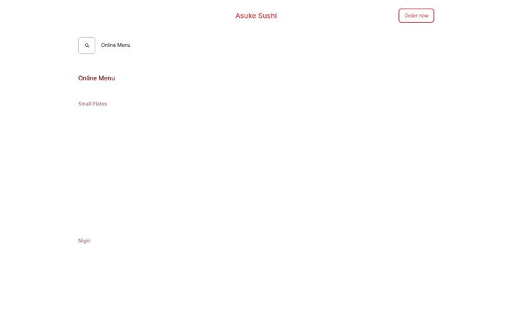 Screenshot of asukesushi.square.site