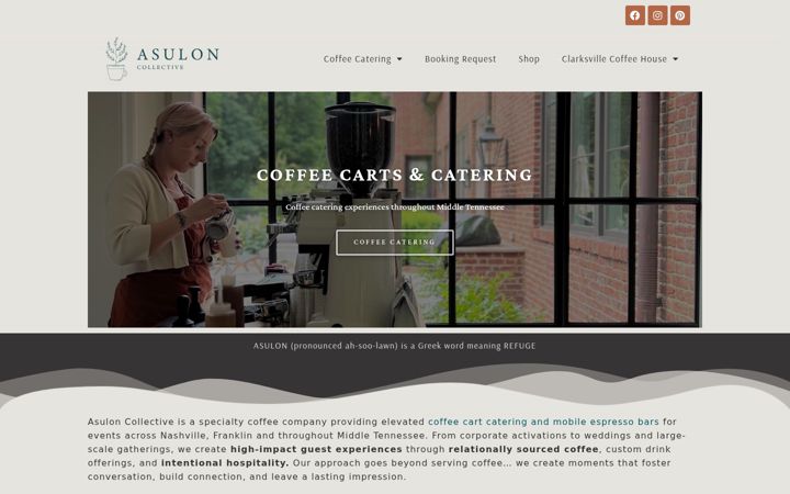 Screenshot of asuloncollective.com