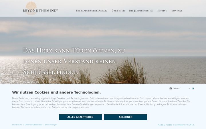 Screenshot of asuman-oeztuerk.de
