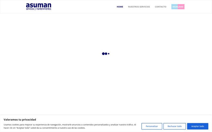 Screenshot of asuman.es
