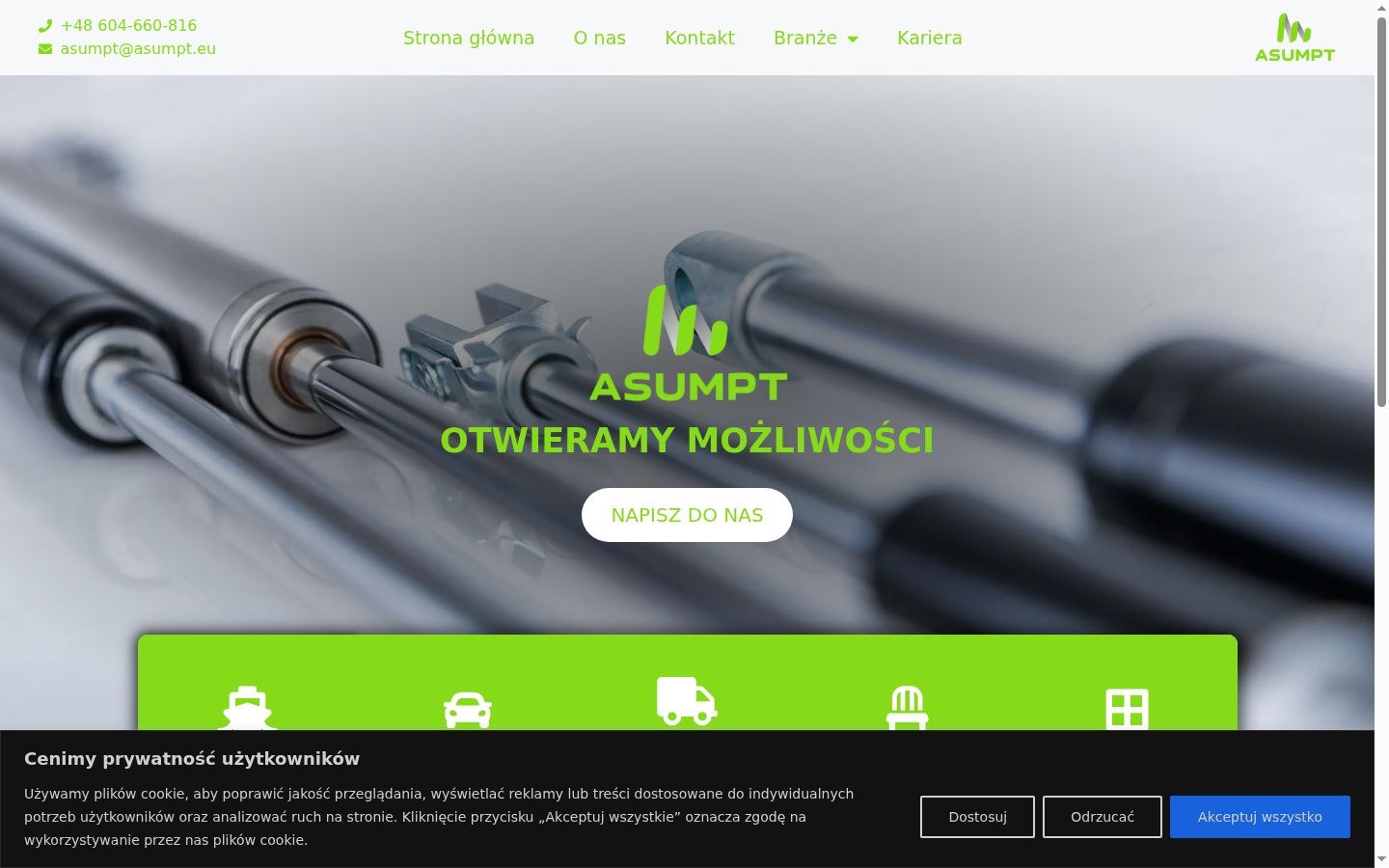 Sutikimo reklamjuostės, rodytos prieš bet kokią sąveiką, ekrano kopija