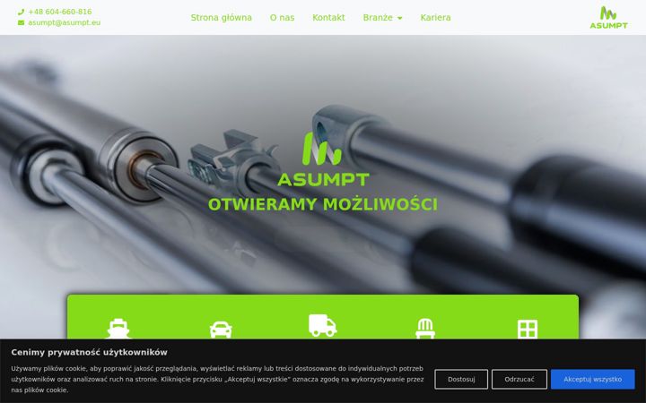 Screenshot of asumpt.eu