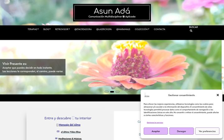 Screenshot of asunada.com