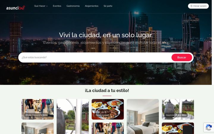 Screenshot of asuncion.live