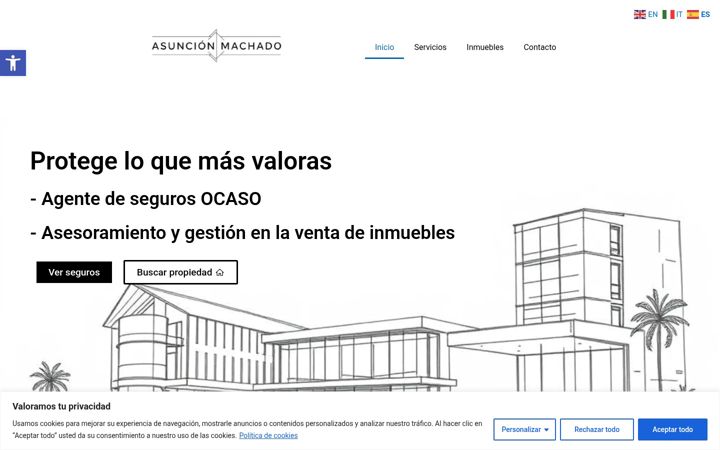 Screenshot of asuncionmachado.com