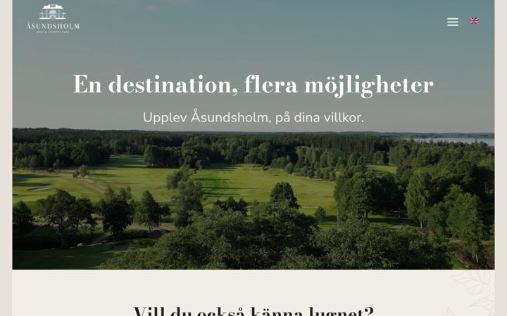 Screenshot stránky asundsholm.se