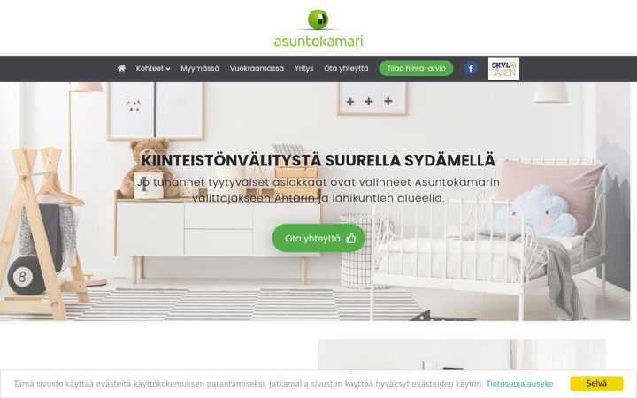 Skærmbillede af asuntokamari.fi