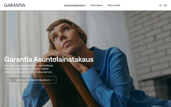 Skærmbillede af asuntolainatakaus.fi