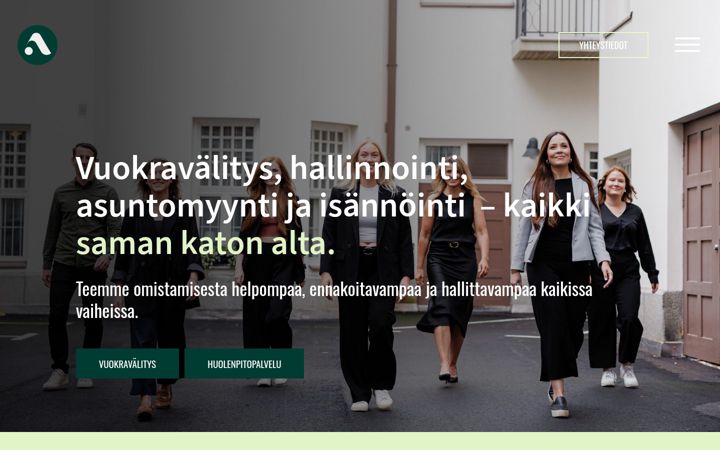 Screenshot of asuntopehtoori.fi