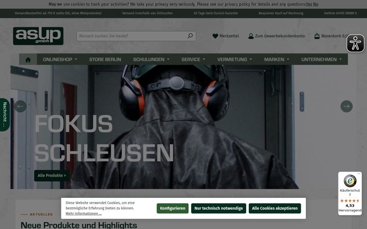 Screenshot of asup.info