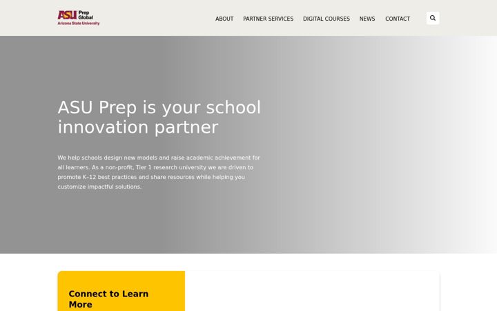 Screenshot of asuprepglobal.org