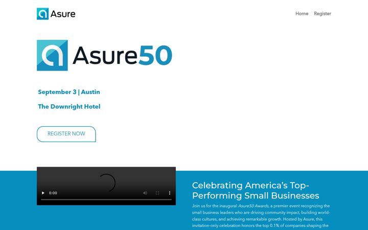 Zrzut ekranu asure50.com