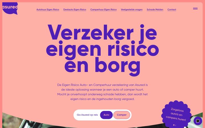 Screenshot of asured.nl