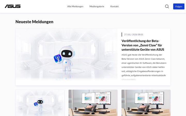 Ekrano kopija asus-press.de