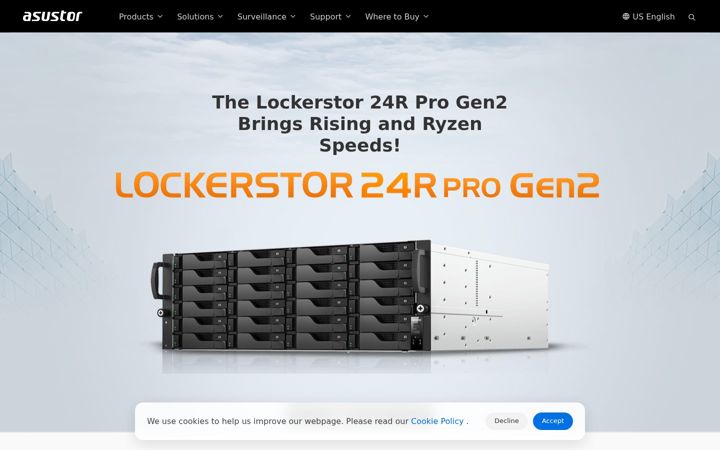 Captura de pantalla de asustor.com