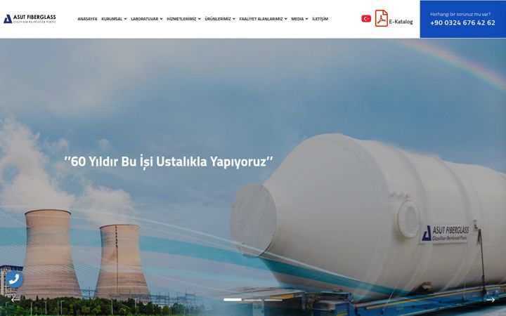 Екранна снимка на asutfiberglass.com