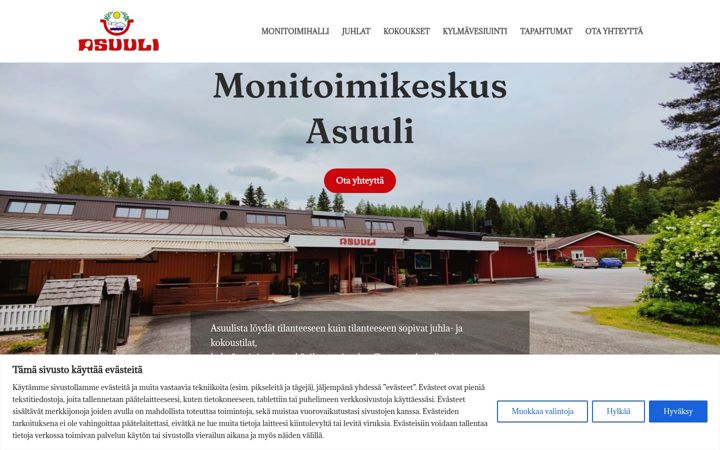 Screenshot of asuuli.fi