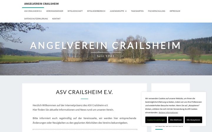Skærmbillede af asv-crailsheim.de
