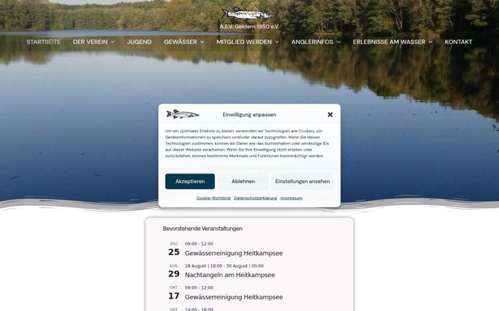 Screenshot stránky asv-geldern.de