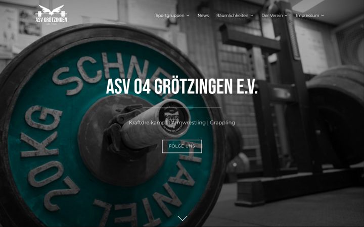 Snímek obrazovky asv-groetzingen.de
