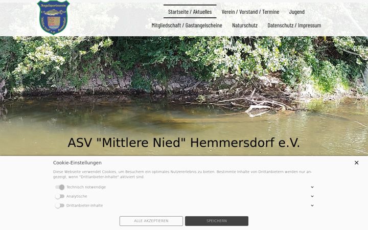 Snímek obrazovky asv-hemmersdorf.de