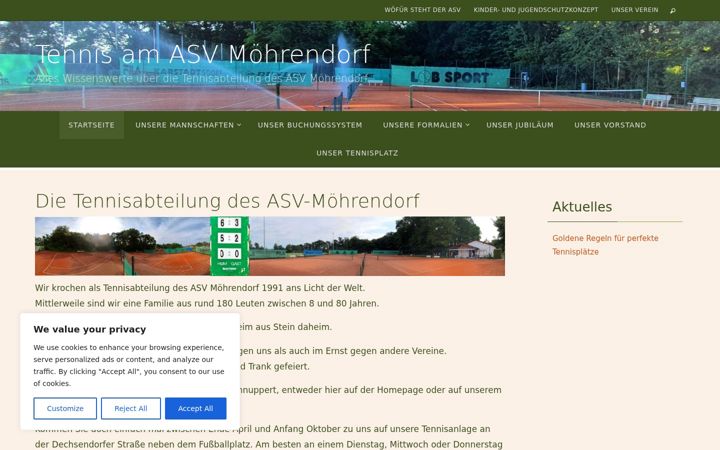 Snímek obrazovky asv-moehrendorf-tennis.de