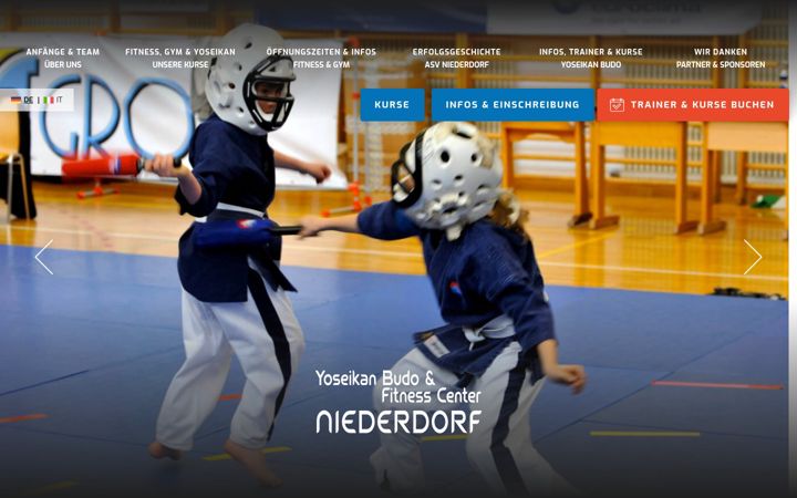 Screenshot of asv-niederdorf.it