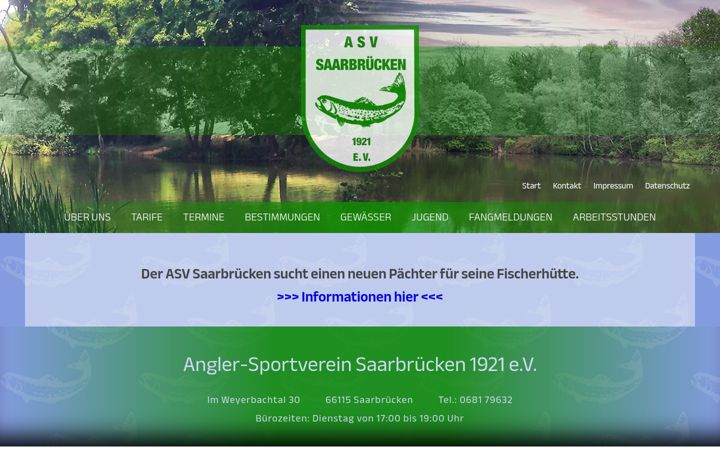 Screenshot of asv-sb.de