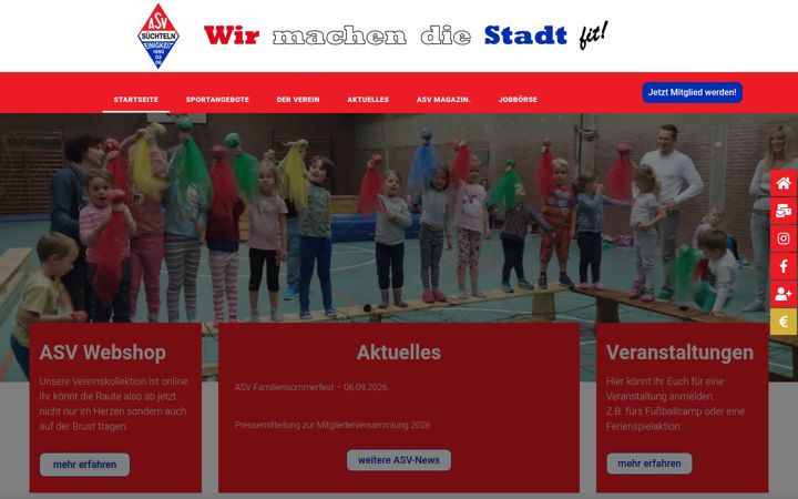 Screenshot of asv-suechteln.de