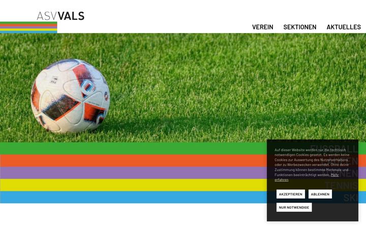 Screenshot of asv-vals.it