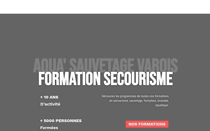 Screenshot of asv83.fr
