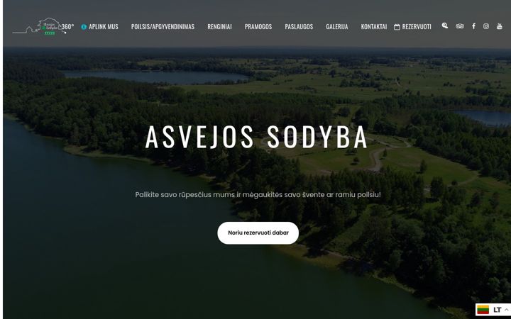 Snímek obrazovky asvejossodyba.lt