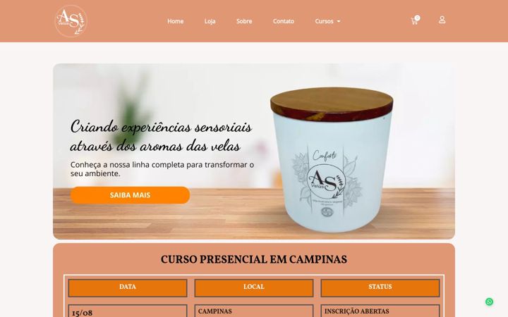 Snimka zaslona za asvelas.com.br