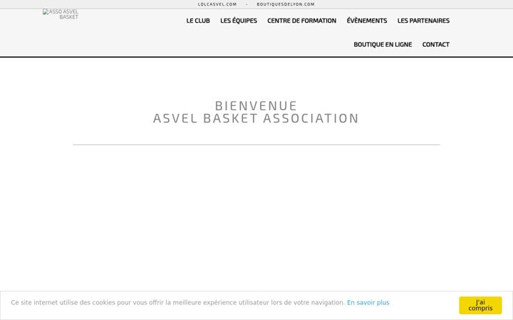Snímek obrazovky asvelbasketasso.com