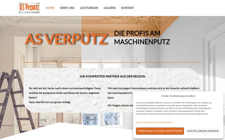 Capture d'écran de asverputz.de