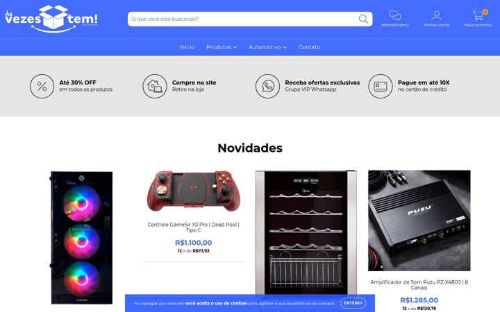 Snímek obrazovky asvezestem.com.br