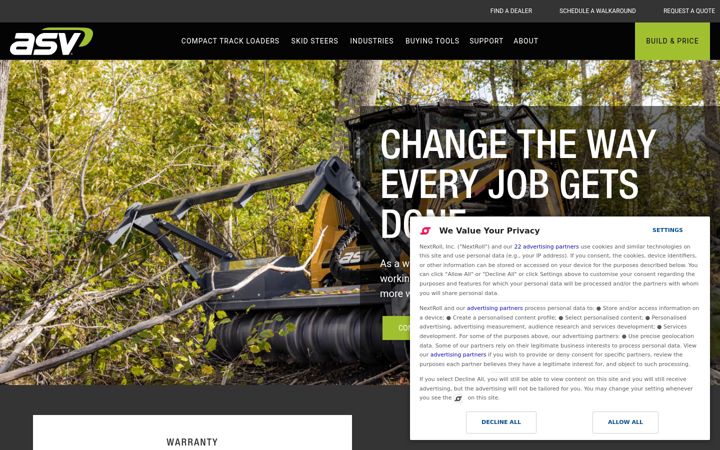Screenshot of asvi.com