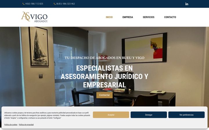 Screenshot of asvigo.com