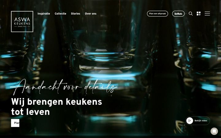 Snímek obrazovky aswakeukens.nl
