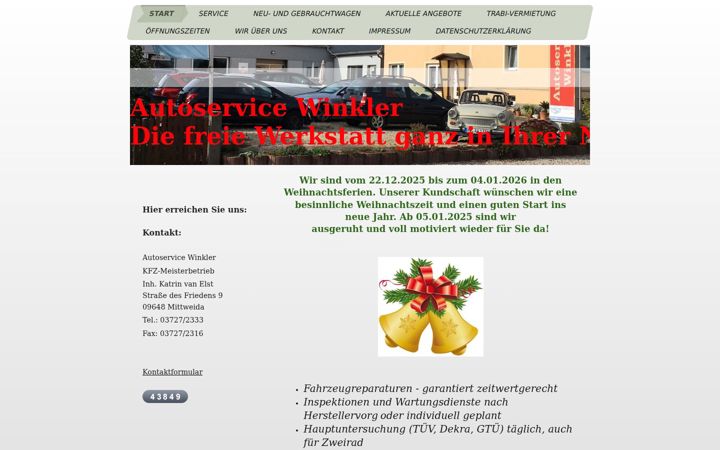 Screenshot of aswinkler.de
